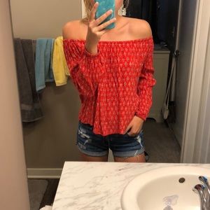 Off the shoulder top